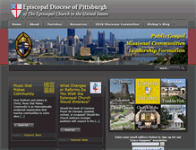 Tablet Screenshot of episcopalpgh.org